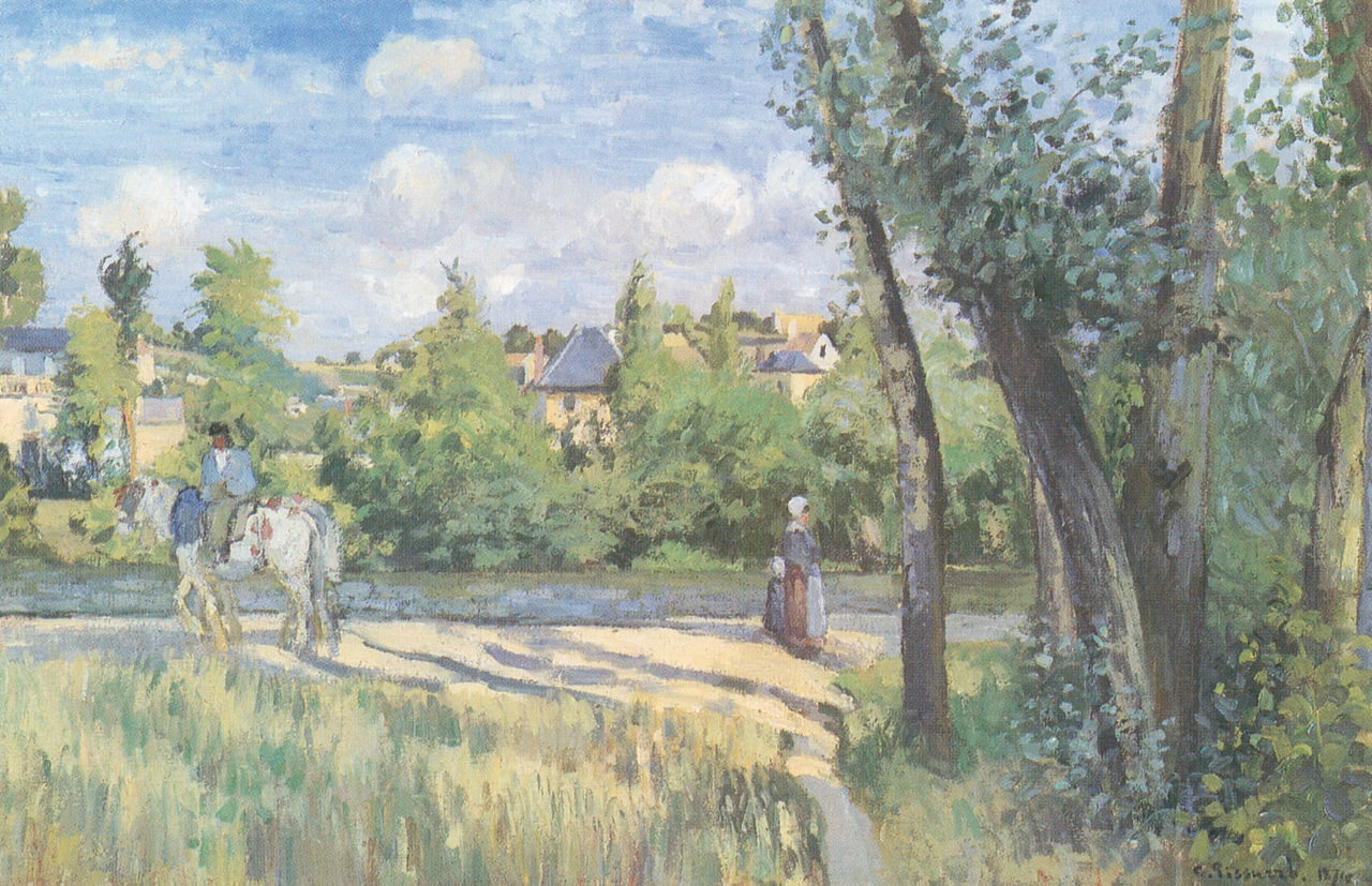 Paesaggio, plein soleil, Pontoise - 1874, Museum of Fine Arts, Boston